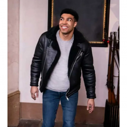12 Dates of Christmas Chad Savage Leather Jacket 12 Dates of Christmas Chad Savage Leather Jacket