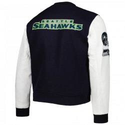 Mens Pro Standard College Navy/White Seattle Seahawks Logo Varsity Mens Pro Standard College Navy/White Seattle Seahawks Logo Varsity