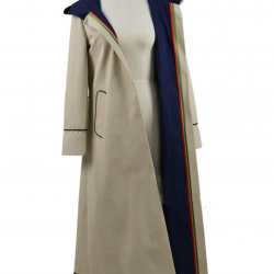 13th Doctor Who White Cotton Coat 13th Doctor Who White Cotton Coat