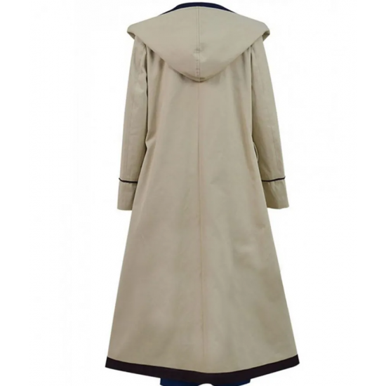 13th Doctor Who White Cotton Coat