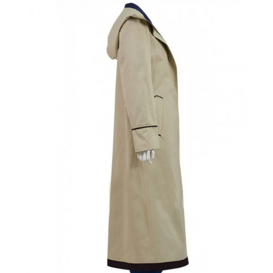 13th Doctor Who White Cotton Coat