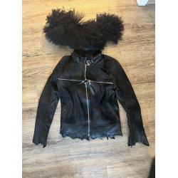 14th Addiction Black Cross Zip Jacket 14th Addiction Black Cross Zip Jacket