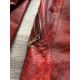 14th Addiction x Le Grande Bleu Red Leather Rider Jacket