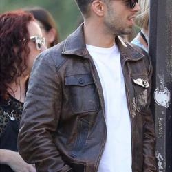 355 Sebastian Stan Brown Leather Jacket 355 Sebastian Stan Brown Leather Jacket