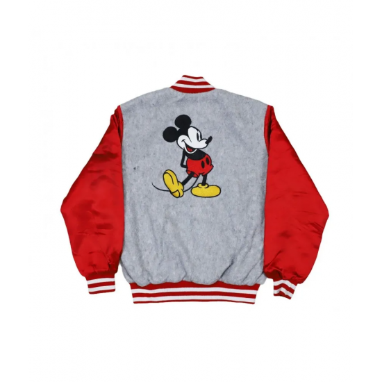 90s Mickey Mouse Varsity Jacket