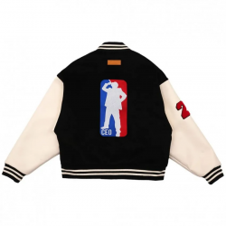A Few Good Kids CEO Baseball Varsity Black Jacket A Few Good Kids CEO Baseball Varsity Black Jacket