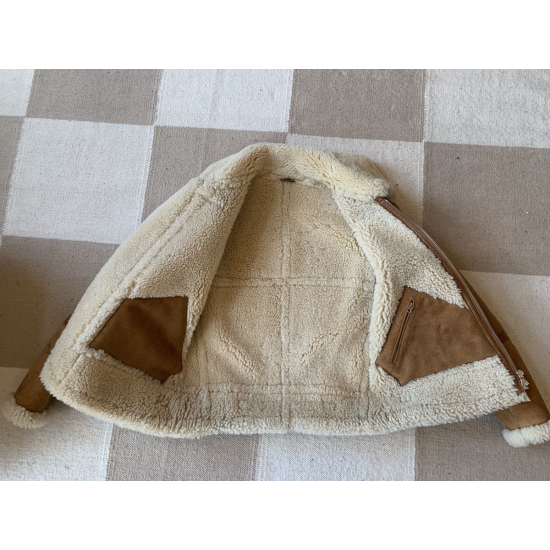 Acne Ian Tan Shearling Jacket