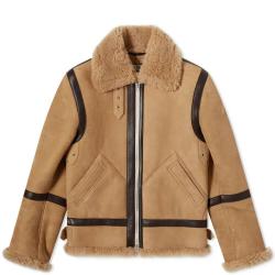 Acne Studios Ian Brown Suede Shearling Jacket  Acne Studios Ian Brown Suede Shearling Jacket