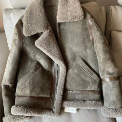 Acne Studios Ian Green Shearling Jacket  Acne Studios Ian Green Shearling Jacket