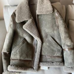 Acne Studios Ian Green Shearling Jacket  Acne Studios Ian Green Shearling Jacket