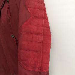 Acne Studios Theo Leather Biker Jacket in Red Acne Studios Theo Leather Biker Jacket in Red