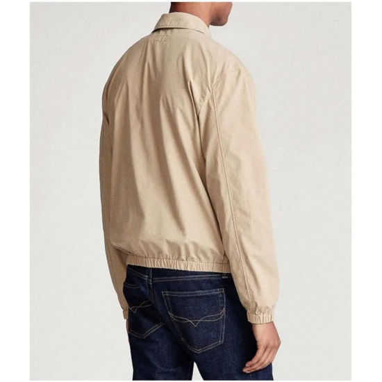 Adam Sandler Hustle Beige Cotton Jacket