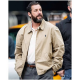 Adam Sandler Hustle Beige Cotton Jacket