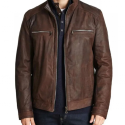 Agents of Shield Brett Dalton Brown Leather Jacket Agents of Shield Brett Dalton Brown Leather Jacket