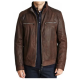 Agents of Shield Brett Dalton Brown Leather Jacket