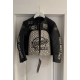Aime Leon Dore x Vanson Leathers Raffia Black Leather Jacket
