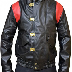 Akira Capsule Black Leather Jacket Halloween Costume Jacket Akira Capsule Black Leather Jacket Halloween Costume Jacket