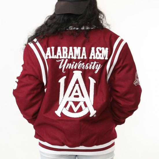 Alabama A and M University Unisex Varsity Jacket