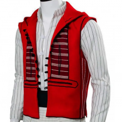 Aladdin Mena Massoud Red Hood Vest Aladdin Mena Massoud Red Hood Vest