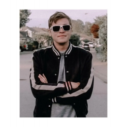 Alexander Calvert Supernatural Season 15 Bomber Jacket