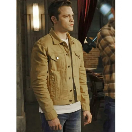 Alexander Calvert Supernatural Season 15 Mustard Jacket