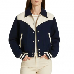All American S05 Bre Z Western Varsity Bomber Jacket All American S05 Bre Z Western Varsity Bomber Jacket