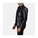 Allaric Alley Black Leather Biker Jacket