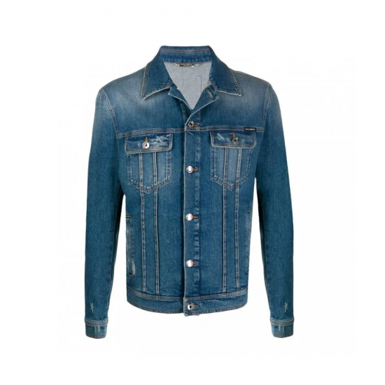 American Gods Mad Sweeney Denim Blue Jacket