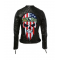 American Skull Bikers Leather Jacket