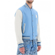 Amiri Blue and White Letterman Jacket