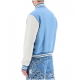 Amiri Blue and White Letterman Jacket