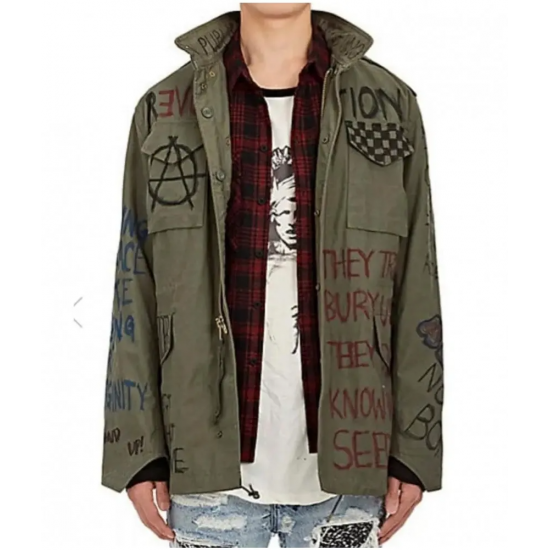 Anarchy Blend M 65 Field Green Cotton Jacket