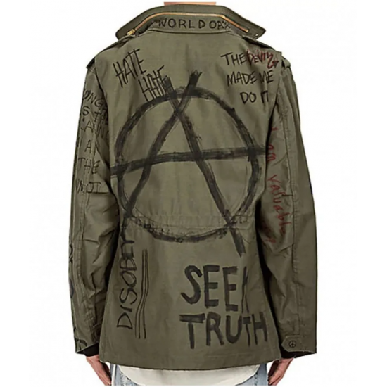 Anarchy Blend M 65 Field Green Cotton Jacket