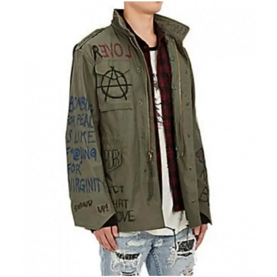 Anarchy Blend M 65 Field Green Cotton Jacket