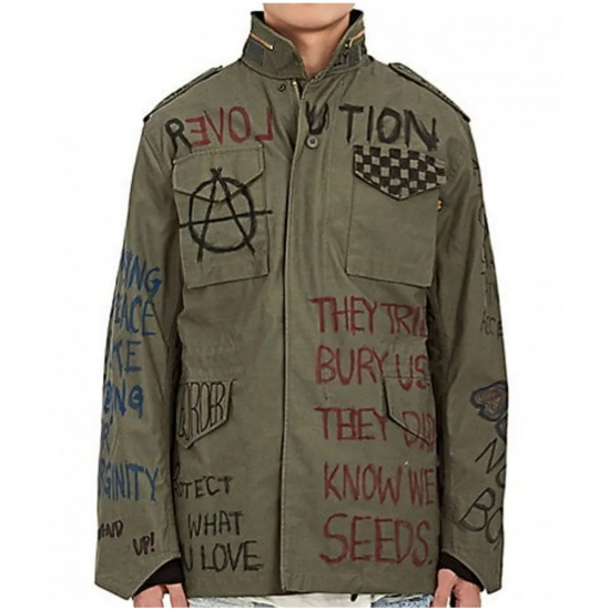 Anarchy Blend M 65 Field Green Cotton Jacket