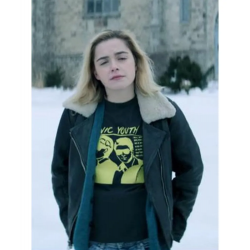 Angie Let It Snow Kiernan Shipka Leather Jacket