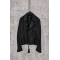 Ann Demeulemeester NWT Black Leather Theo Biker Jacket