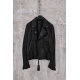 Ann Demeulemeester NWT Black Leather Theo Biker Jacket