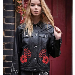 Anya Taylor Joy Photoshoot The Laterals Black Leather Jacket Anya Taylor Joy Photoshoot The Laterals Black Leather Jacket