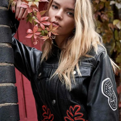 Anya Taylor Joy Photoshoot The Laterals Black Leather Jacket Anya Taylor Joy Photoshoot The Laterals Black Leather Jacket