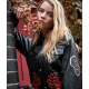 Anya Taylor Joy Photoshoot The Laterals Black Leather Jacket
