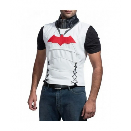 Arkham Knight Batman Red Hood Jacket And Vest