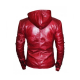 Arrow Arsenal Red Hooded Jacket