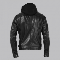 Arrow Oliver Queen Leather Hoodie Jacket Arrow Oliver Queen Leather Hoodie Jacket
