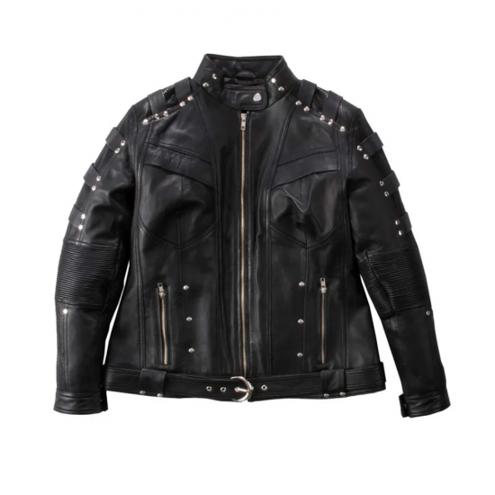 Arrow Black Canary Leather Jacket