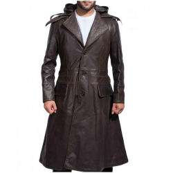 Assassins Creed Syndicate Jacob Leather Trench Coat Costume