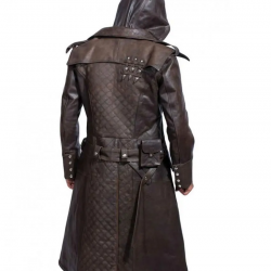 Assassins Creed Syndicate Jacob Leather Trench Coat Costume Assassins Creed Syndicate Jacob Leather Trench Coat Costume