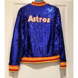 Astros Sequin Varsity Jacket Astros Sequin Varsity Jacket