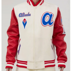 Atlanta Braves Mash Up Off White Varsity Jacket Atlanta Braves Mash Up Off White Varsity Jacket