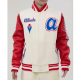 Atlanta Braves Mash Up Off White Varsity Jacket